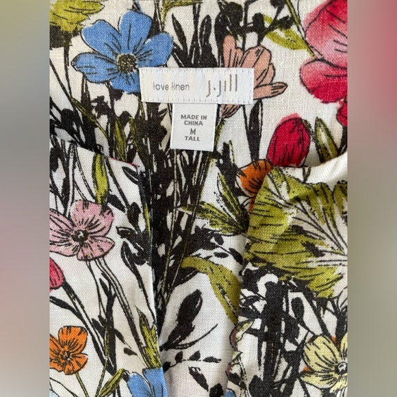 J. Jill Red and Pink Sundress Midi - Picture 12 of 16